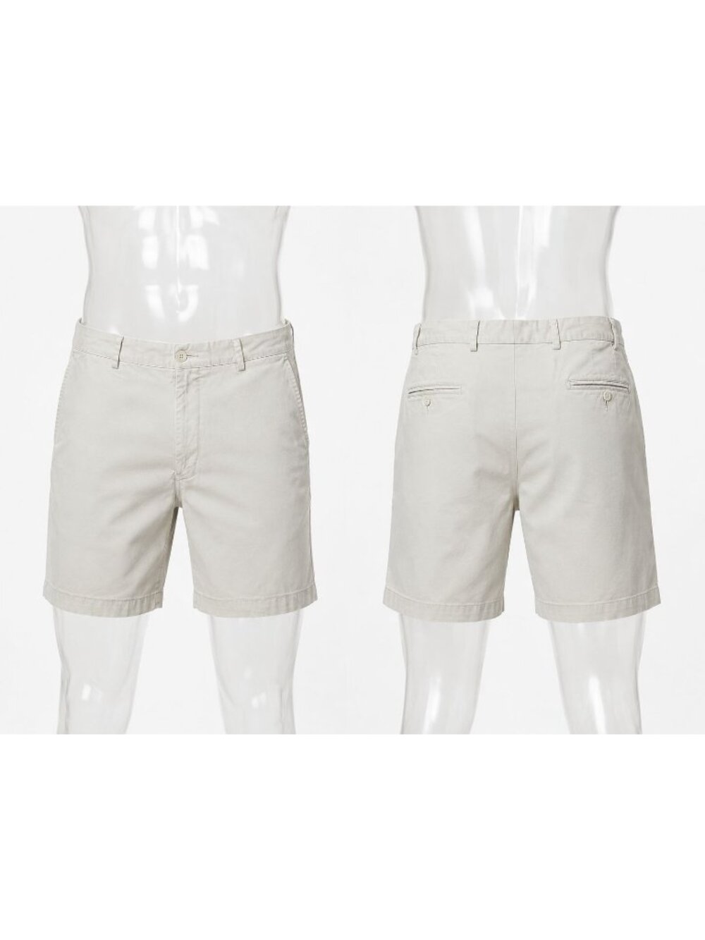 PETER MILLAR Men's Pima Cotton Spandex White Chino Shorts Size 40